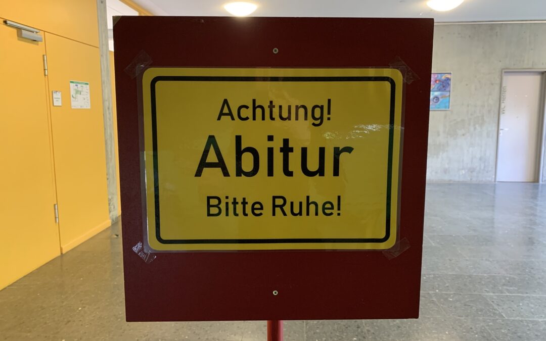 Die schriftlichen Abiturprüfungen haben begonnen!