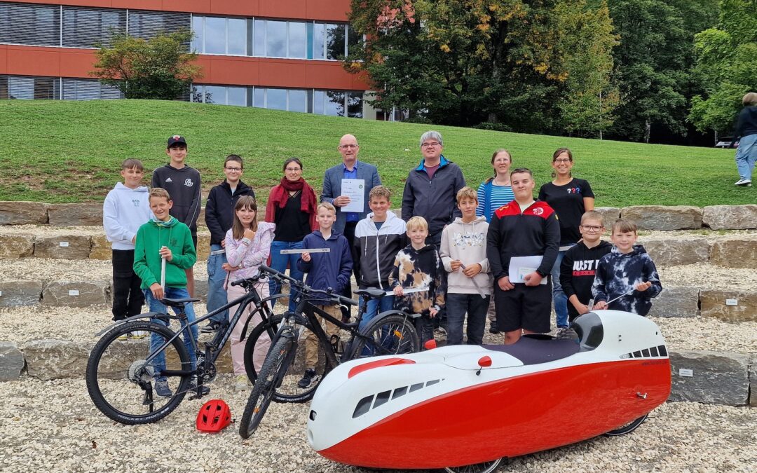 Team Scheffold beim Schulradeln 2024