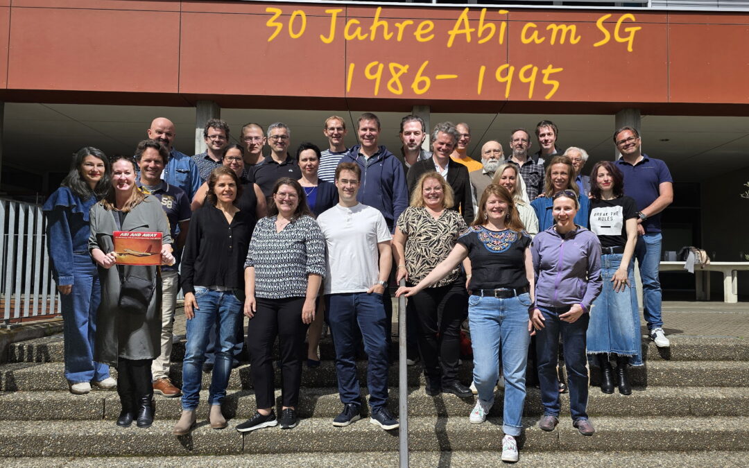 30 Jahre später: Wiedersehen unter dem Motto „Abi hab‘ i 1995“