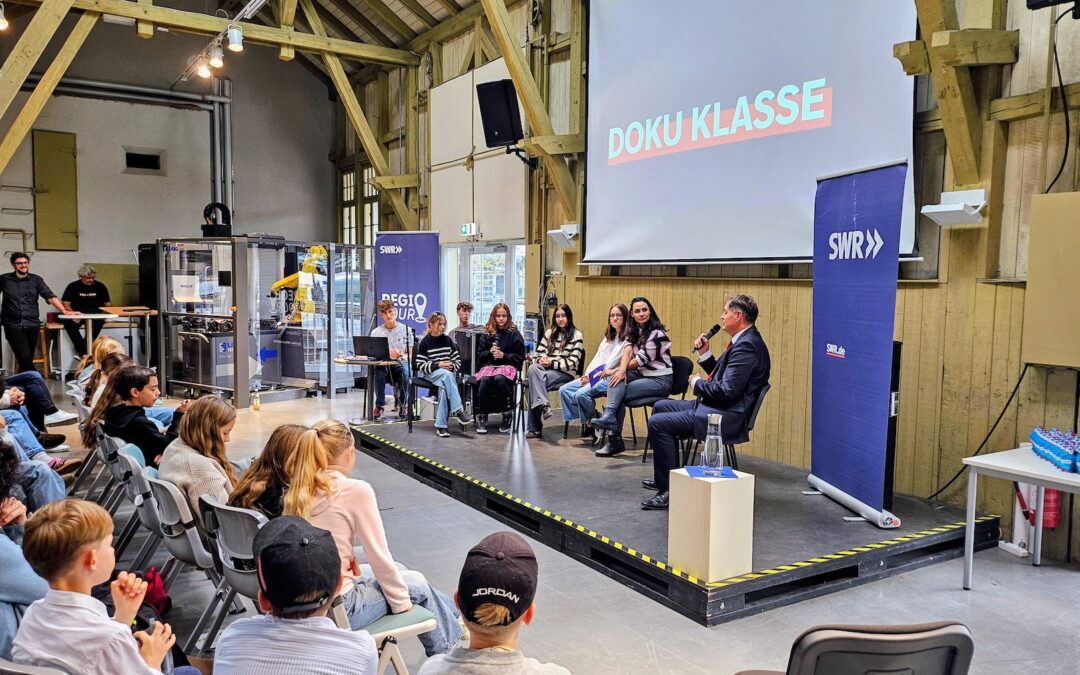 Spannender Drehtag mit dem SWR