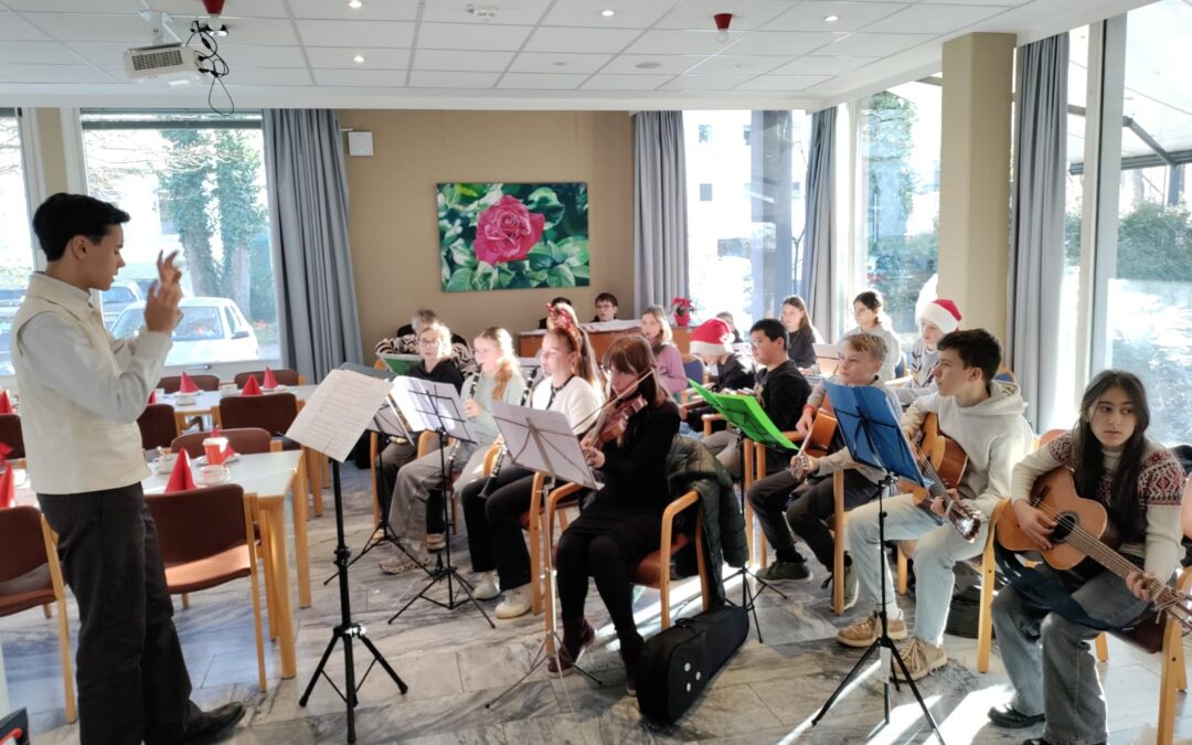 SchülerInnen des Scheffold-Gymnasiums in St. Ludwig
