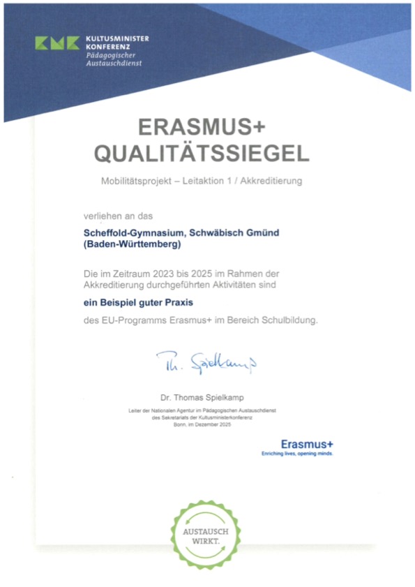 Erasmus+ Auszeichung Kopie