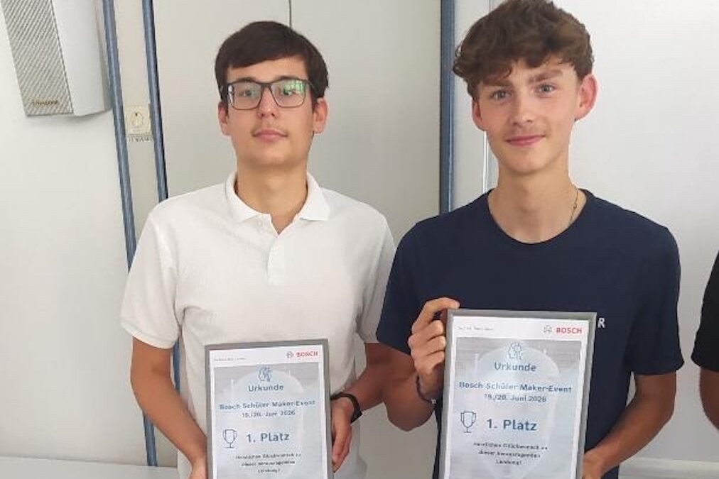 Platz 1 für „HydroPlant“ beim Maker-Event von Bosch